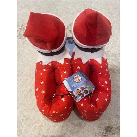 NWT Elf On The Shelf Boy Elf Slippers‎ Size Small 7-8 Christmas - Picture 2 of 3